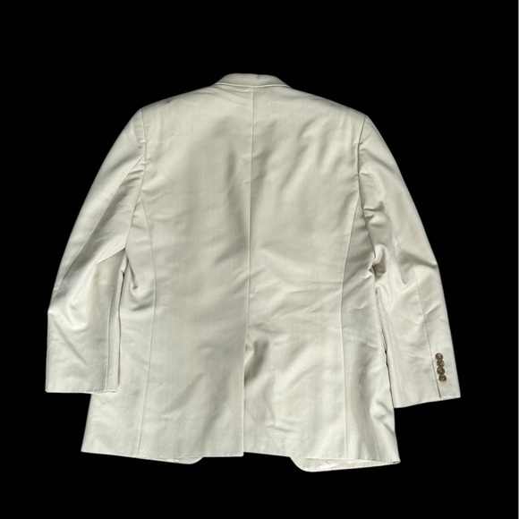 Chaps Light Weight Off White Suit - Picture 3 of 16